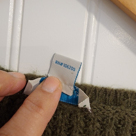 Sundance Womens Large Striped Sweater Cozy Goblin Granola Rainbow Mohair Blend - Picture 3 of 4